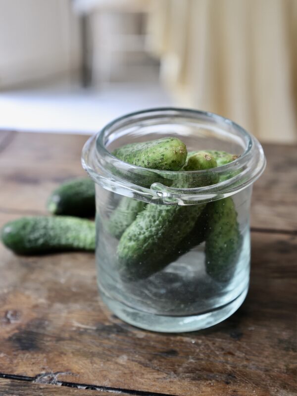la-soufflerie-pot-a-cornichon-small-transparent-mouth-blown-recycled-glass