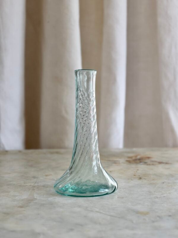 la-soufflerie-bougeoir-venise-transparent-candle-holder-mouth-blown-recycled-glass