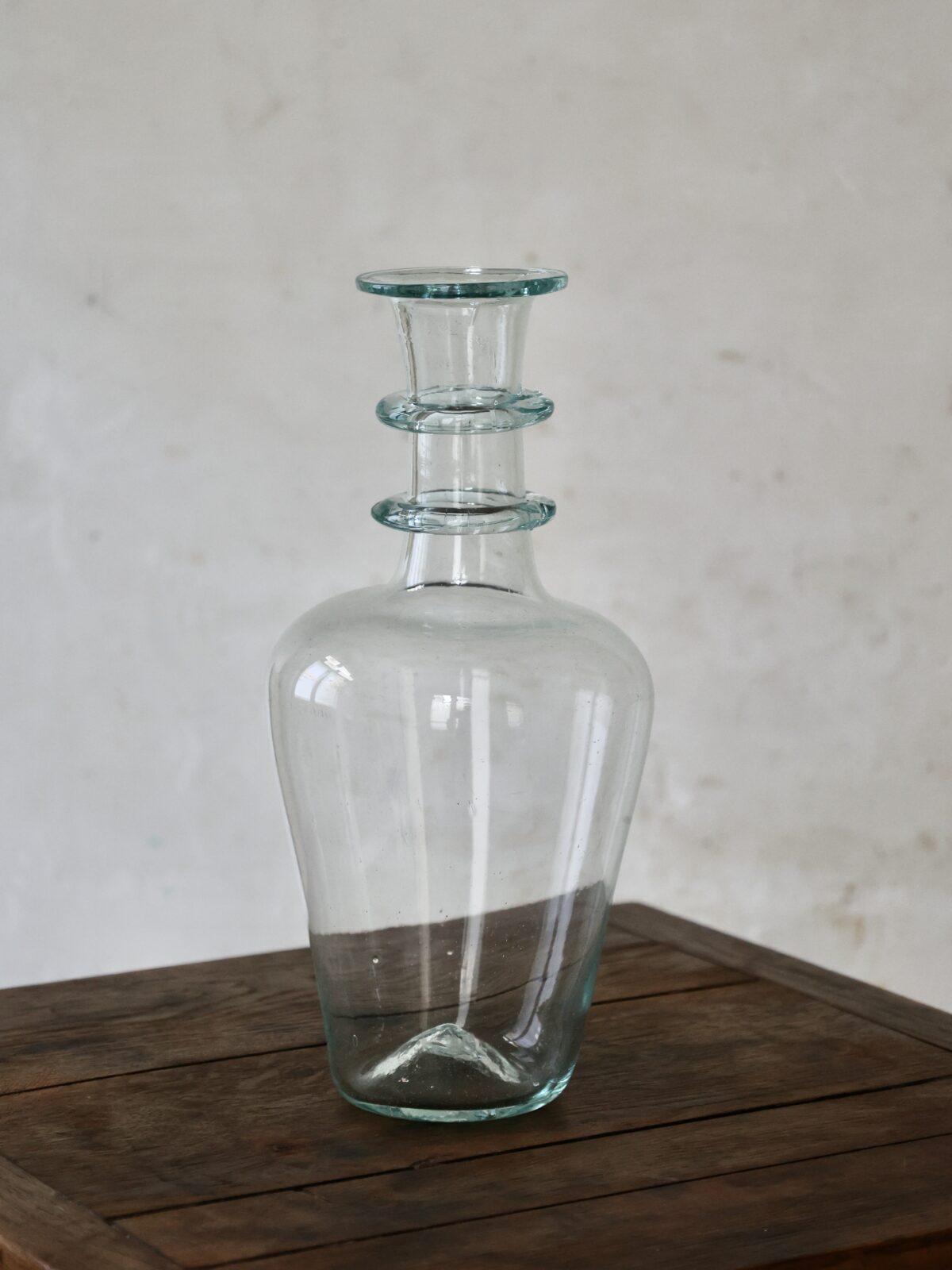 la-soufflerie-bourbe-petite-transparent-large-carafe-vase-mouth-blown-recycled-glass