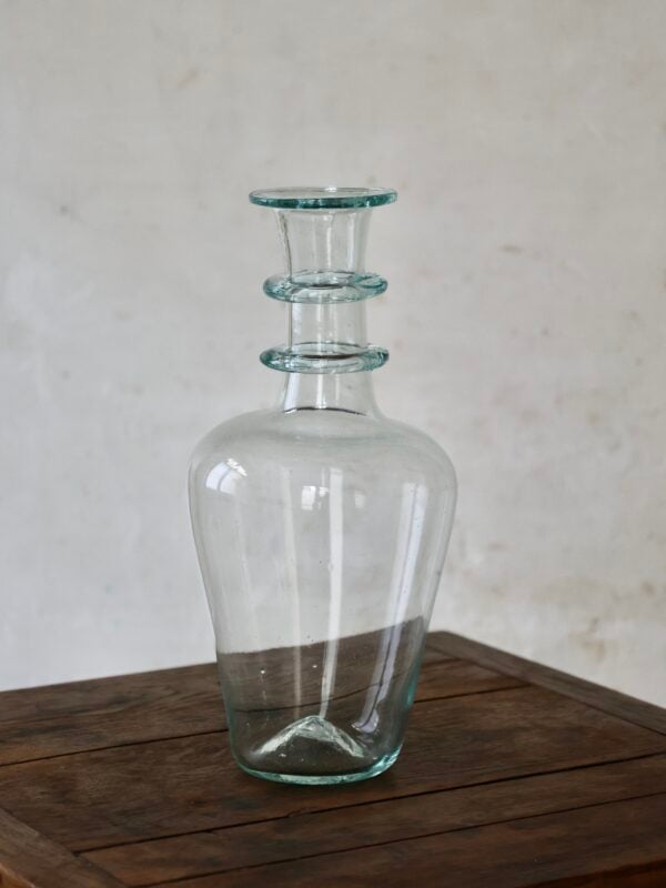 la-soufflerie-bourbe-petite-transparent-large-carafe-vase-mouth-blown-recycled-glass