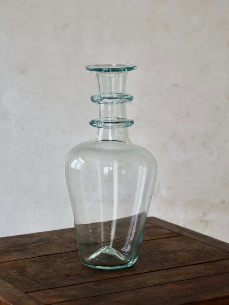 la-soufflerie-bourbe-petite-transparent-large-carafe-vase-mouth-blown-recycled-glass