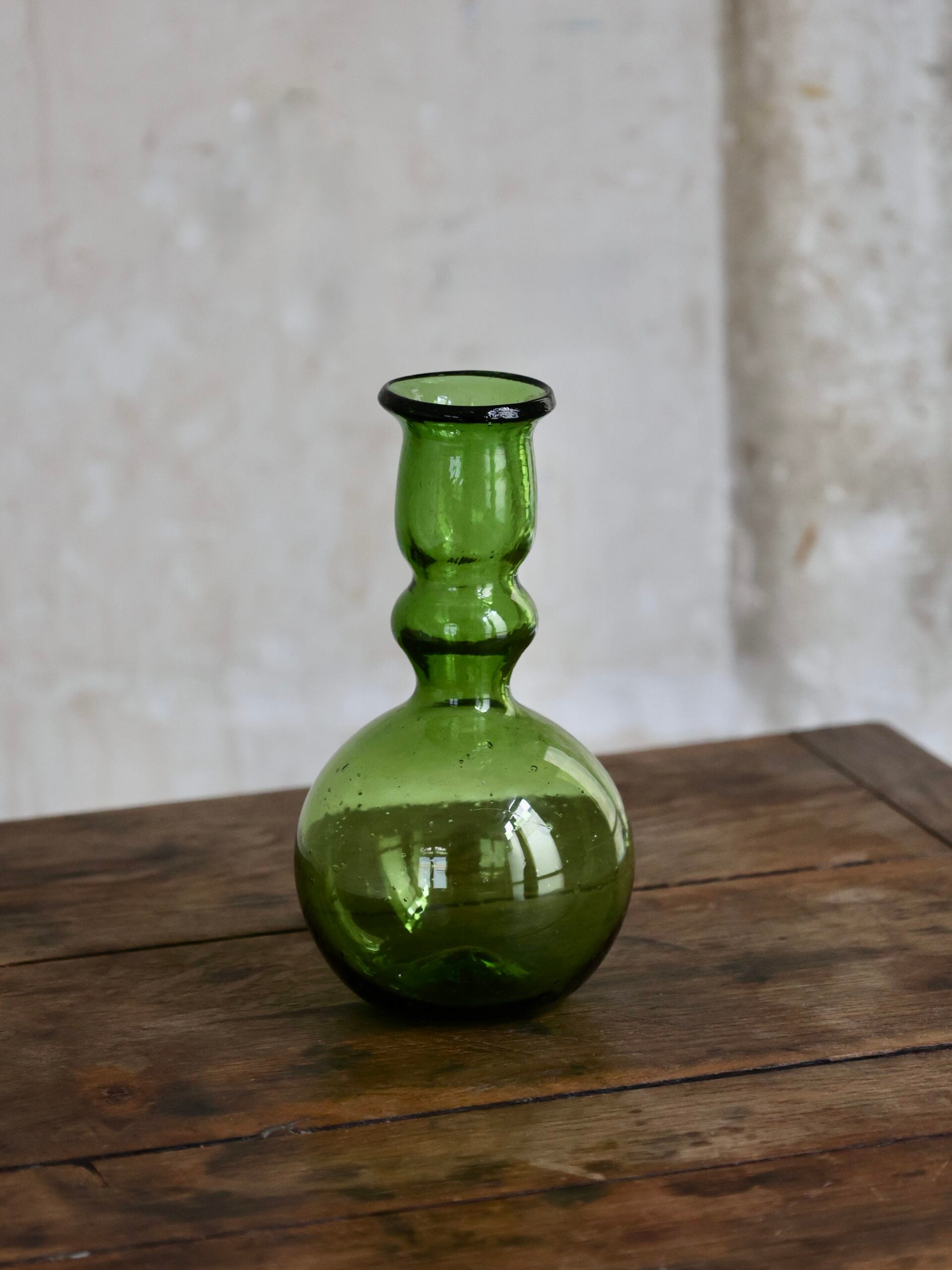 Laveno Montebello Olive - La Soufflerie - Mouth-blown recycled glass