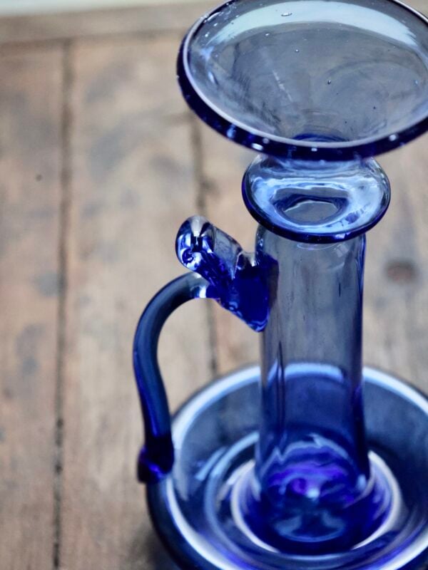 porta-candele-with-handle-light-blue-candle-holder-mouth-blown-recycled-glass