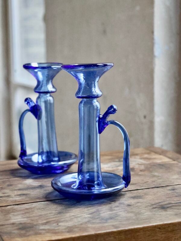 porta-candele-with-handle-light-blue-candle-holder-mouth-blown-recycled-glass