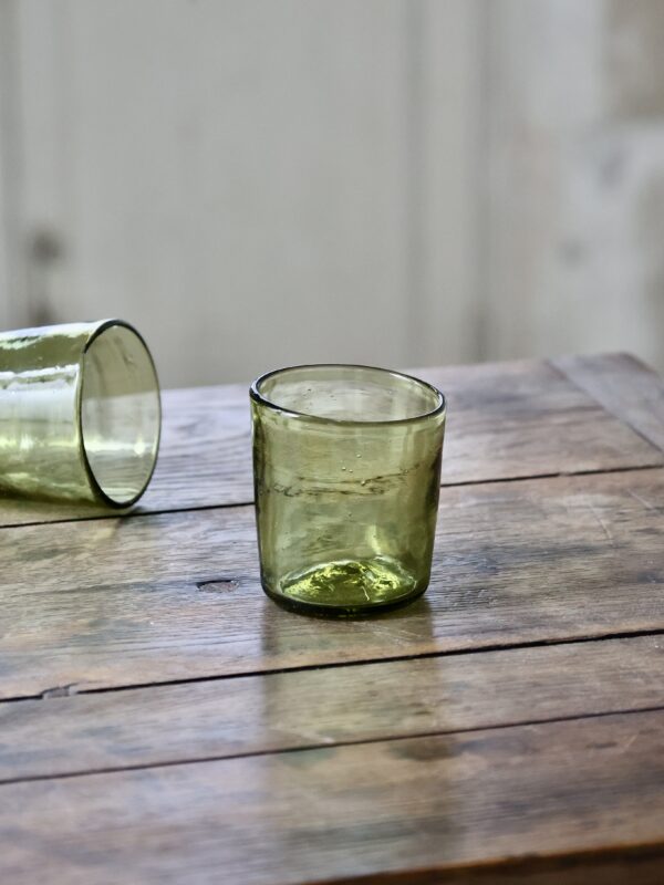 lyonnais-quinquet-miel-tumbler-handmade-recycled-glass