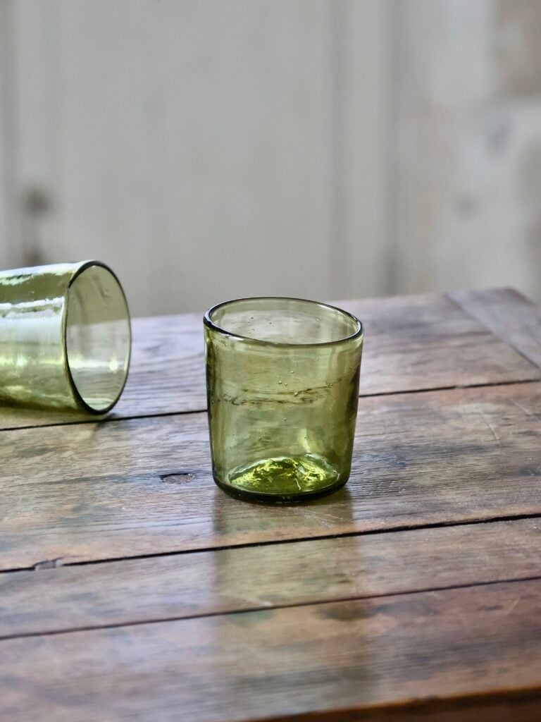 lyonnais-quinquet-miel-tumbler-handmade-recycled-glass