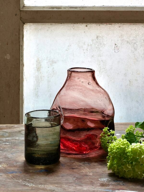 la-soufflerie-murano-moyen-smoky-transparent-drinkware-drinking-glass-tumblers-mouth-blown-recycled-glass