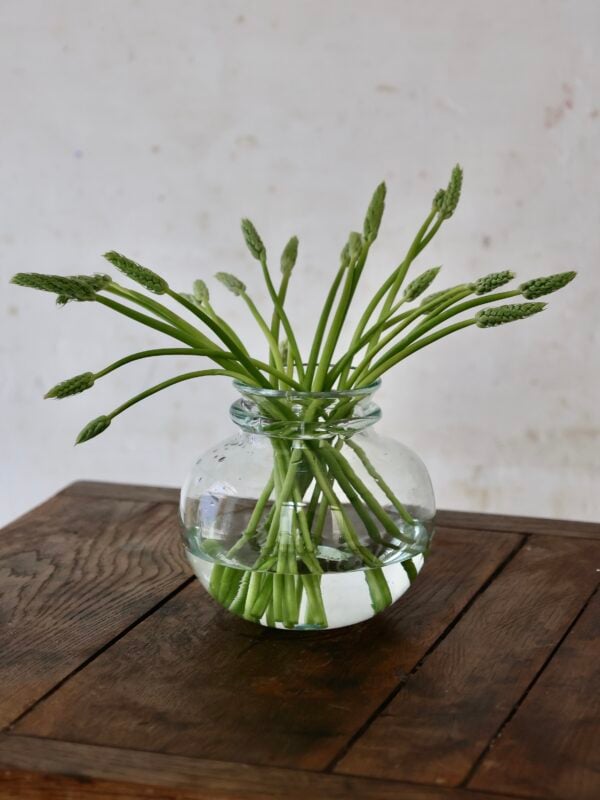crock-vase-vert-transparent-at-home-vase-mouth-blown-recycled-glass