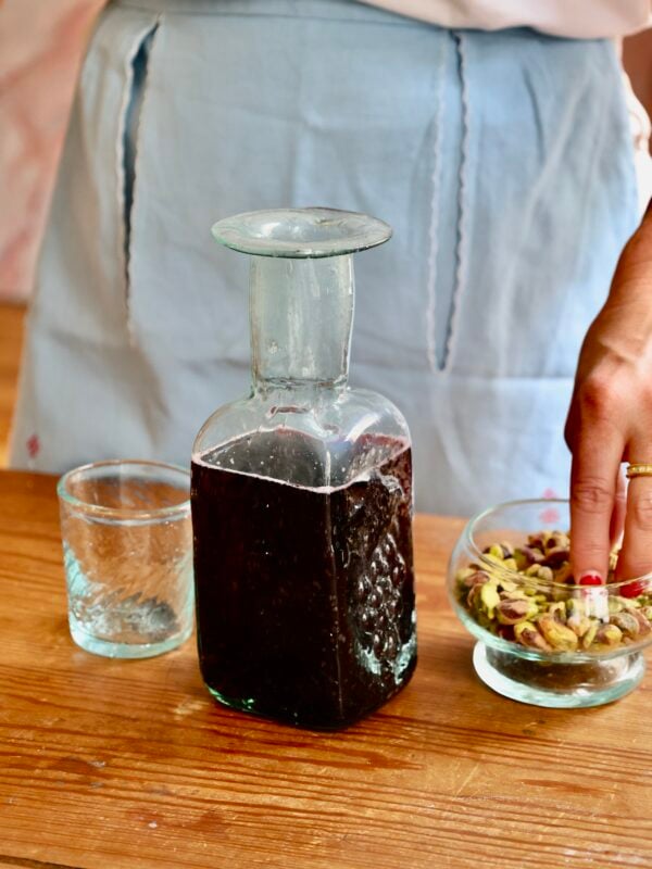 menora-transparent-carafe-vase-mouth-blown-recycled-glass