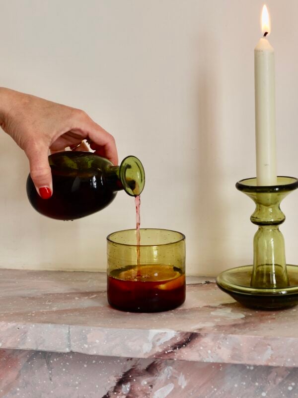verre-palais-miel-drinkware-tumbler-mouth-blown-recycled-glass
