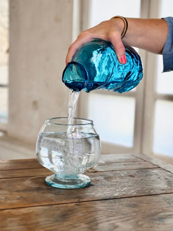 kana-turquoise-vase-mouth-blown-recycled-glass