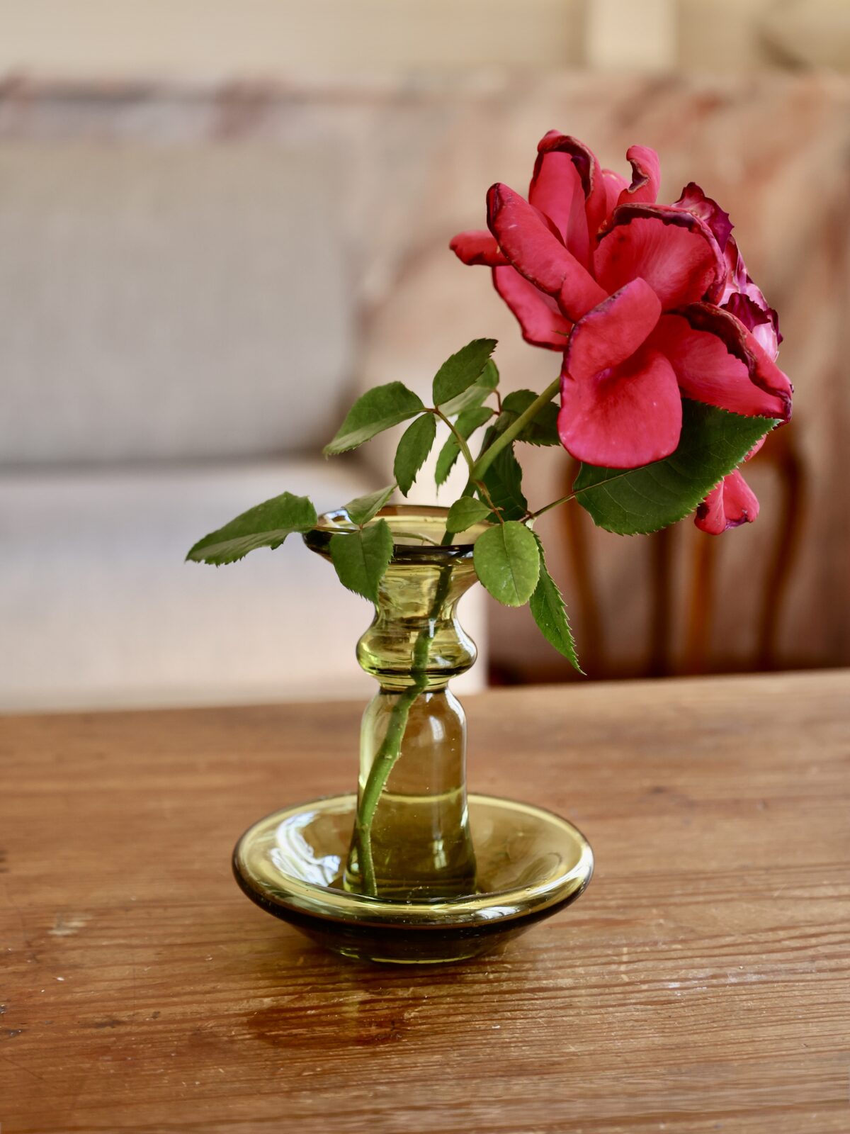 porta-candele-piccolo-miel-olive-bougeoir-verre-recycle-souffle-bouche