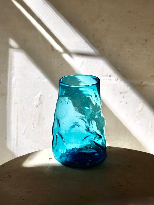 kana-big-vase-turquoise-verre-recycle