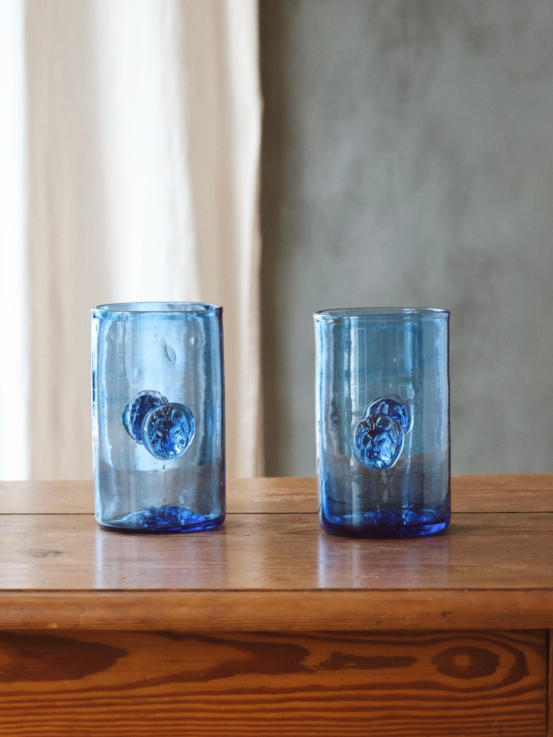 Vase Lion Light Blue